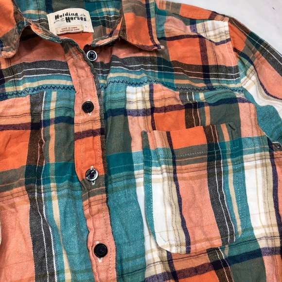 Anthropologie Holding Horses Seamed Plaid Tunic - Picture 8 of 8